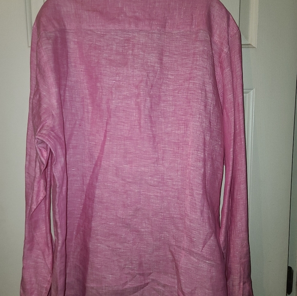 Men 100% Linen Shirt - Picture 4 of 4